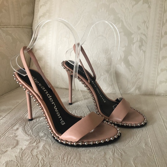 $795 Alexander Wang Nova leather slingback 36.5 - Picture 6 of 10